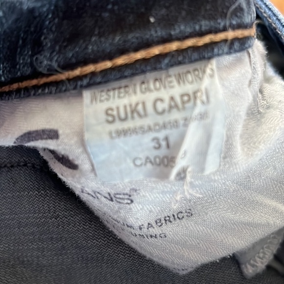 silver Suki capri jeans, size 31, in good condition - Picture 8 of 9